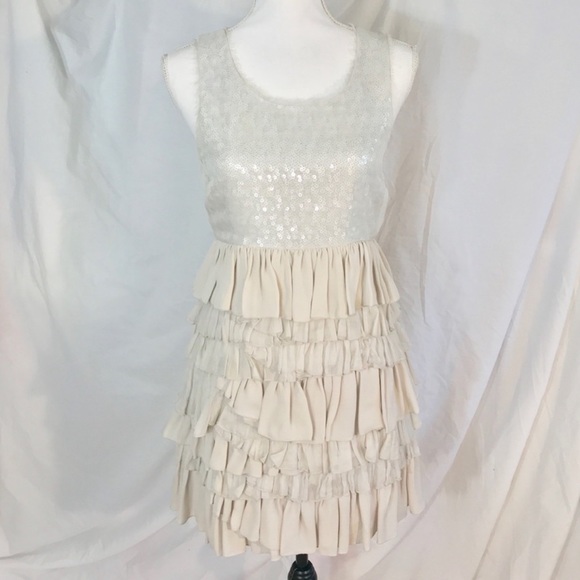 ALICE & OLIVIA 100% silk layered party dress size 2 - Picture 2 of 16